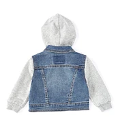 Levi's® Baby Boys 3-24 Months Hooded Trucker Jacket