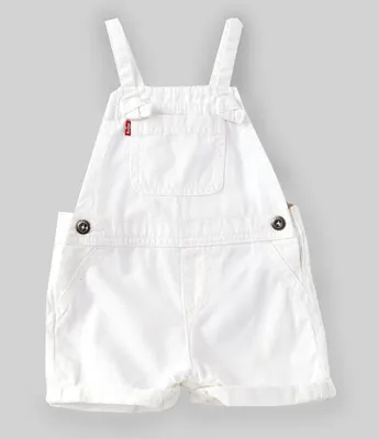 Levi's® Baby Girls 12-24 Months Spaghetti-Strap Denim Shortall