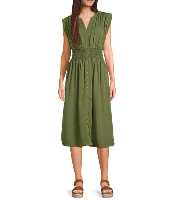 Levi's® Bettina Sleeveless Button Front Dress