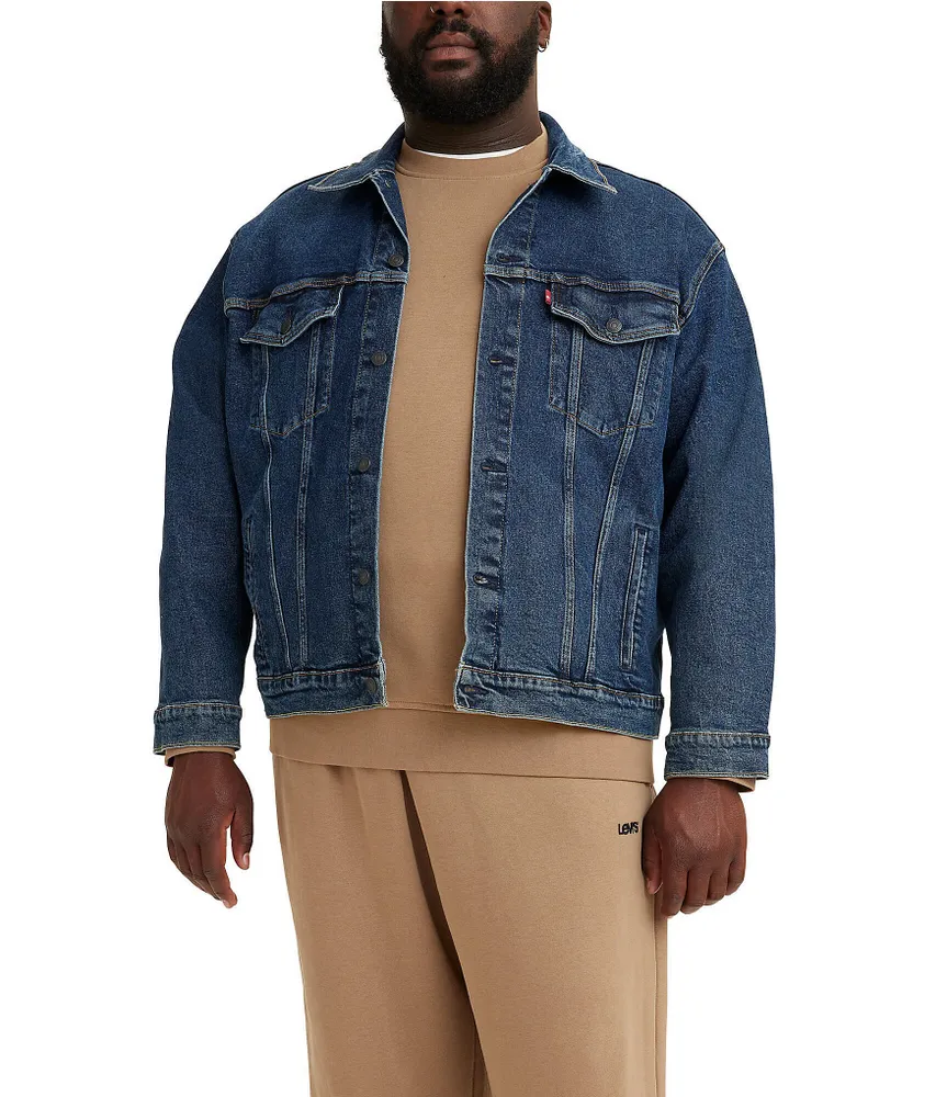 Levi's® Big & Tall Stretch Denim Trucker Jacket