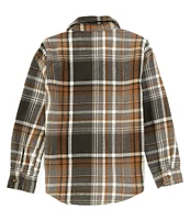 Levi's® Big Boys 8-20 Long Sleeve Plaid Flannel Shirt