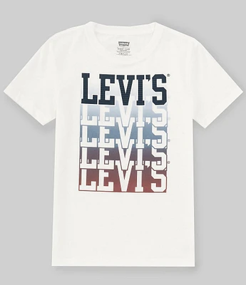 Levi's® Big Boys 8-20 Short Sleeve Ombre Logo T-Shirt