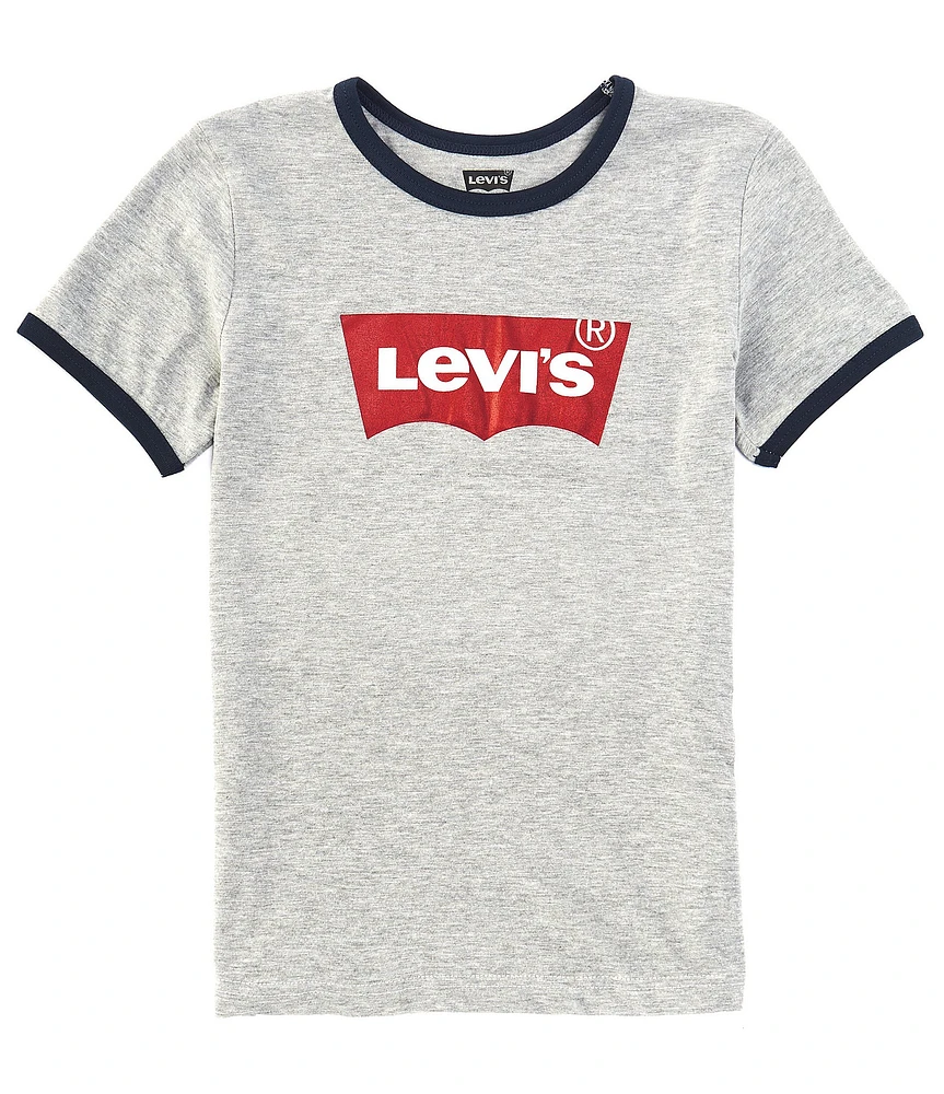 Levi's® Big Boys 8-20 Short Sleeve Ringer Batwing Graphic T-Shirt