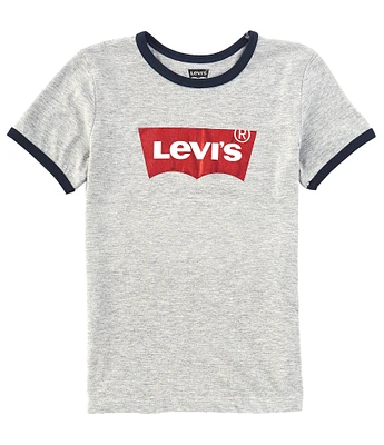 Levi's® Big Boys 8-20 Short Sleeve Ringer Batwing Graphic T-Shirt