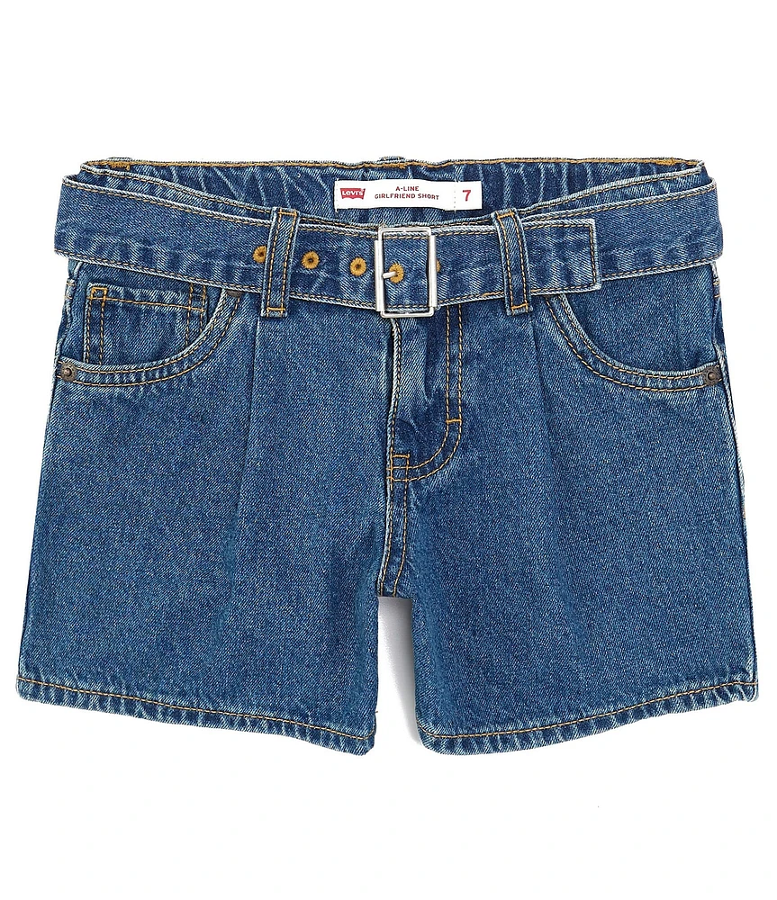 Levi's® Big Girls 7-16 A-Line Girlfriend Belted Shorts