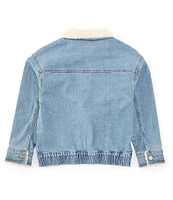 Levi's® Big Girls 7-16 Sherpa Collar Denim Jacket