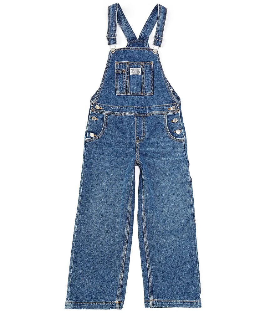 Levi's® Big Girls 7-16 Sleeveless Baggy Denim Overalls