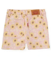 Levi's® Big Girls 7-16 Twill Floral High Waist Loose Shorts