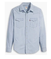 Levi's® Classic Fit Long Sleeve Woven Western Denim Shirt
