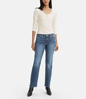 Levi's® Classic Mid Rise Straight Leg Jeans