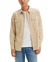 Levi's® Classic Standard Fit Woven Long Sleeve Western Shirt