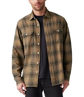 Levi's® Ermine Plaid Long Sleeve Worker Overshirt