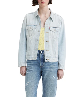 Levi's® Ex-Boyfriend Destructed Trucker Denim Jacket