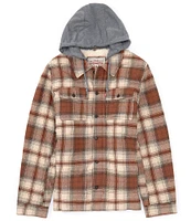 Levi's® Sherpa Lined Ombre Plaid Shirt Jacket