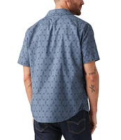 Levi's® Geometric Printed Pocketed Short Sleeve Woven Shirt