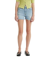 Levi's® High Rise Frayed Hem Distressed Cut Off Shorts