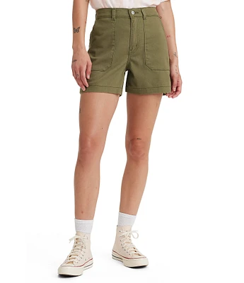 Levi's® High Rise Utility Shorts
