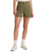 Levi's® High Rise Utility Shorts