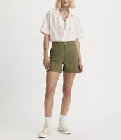 Levi's® High Rise Utility Shorts
