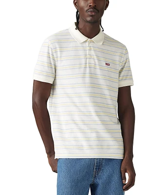 Levi's® Housemark Striped Short Sleeve Polo Shirt