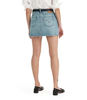 Levi's® Icon Mid Rise Raw Hem Denim Micro Mini Skirt