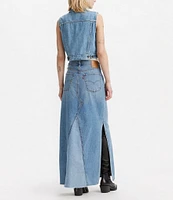 Levi's® Iconic Mid Rise Slide Slit Maxi Denim Skirt