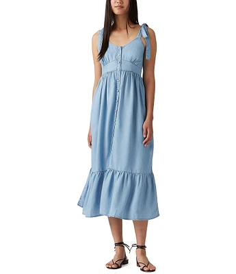 Levi's® Katherine Sleeveless Denim Midi Dress