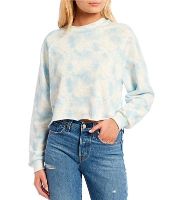 Levi's® Laundry Day Raglan Cropped Crew Neck Sweatshirt