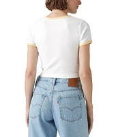 Levi's® Leopard Graphic Short Sleeve Mini T-Shirt