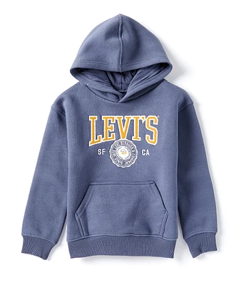 Levi's® Little Boys 2T-4T Long Sleeve Graphic Varsity Hoodie