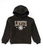 Levi's® Little Boys 2T-4T Long Sleeve Graphic Varsity Hoodie