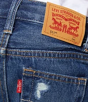 Levi's® Little Boys 511™ Slim Fit Raw Hem Denim Shorts