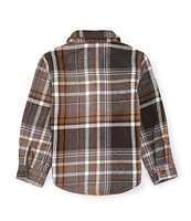 Levi's® Little Boys 2T-7 Long-Sleeve Plaid Flannel Shirt