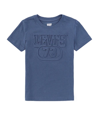 Levi's® Little Boys 2T-7 Short Sleeve Embossed Logo T-Shirt