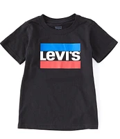 Levi's® Little Boys 2T-7 Short-Sleeve Sportswear Logo T-Shirt