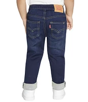 Levi's® Little Boys 2T-7X Skinny-Fit Printed Drawstring Pull-On Denim Pants