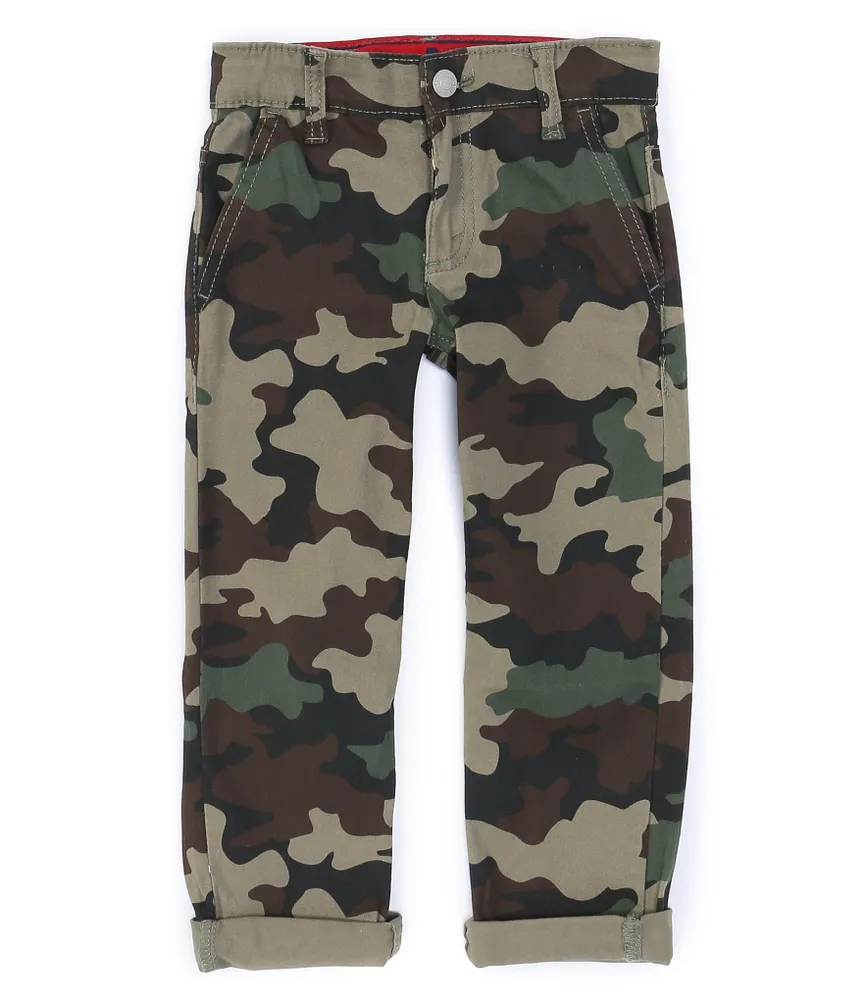 Levi's® Little Boys 2T-7X 502™ Regular Tapered-Fit Camo Twill Chino Pants