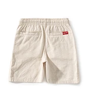Levi's® Little Boys 2T-7X Linen-Like Pull-On Shorts
