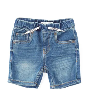 Levi's® Little Boys 2T-7X Skinny Fit Pull-On Denim Dobby Shorts
