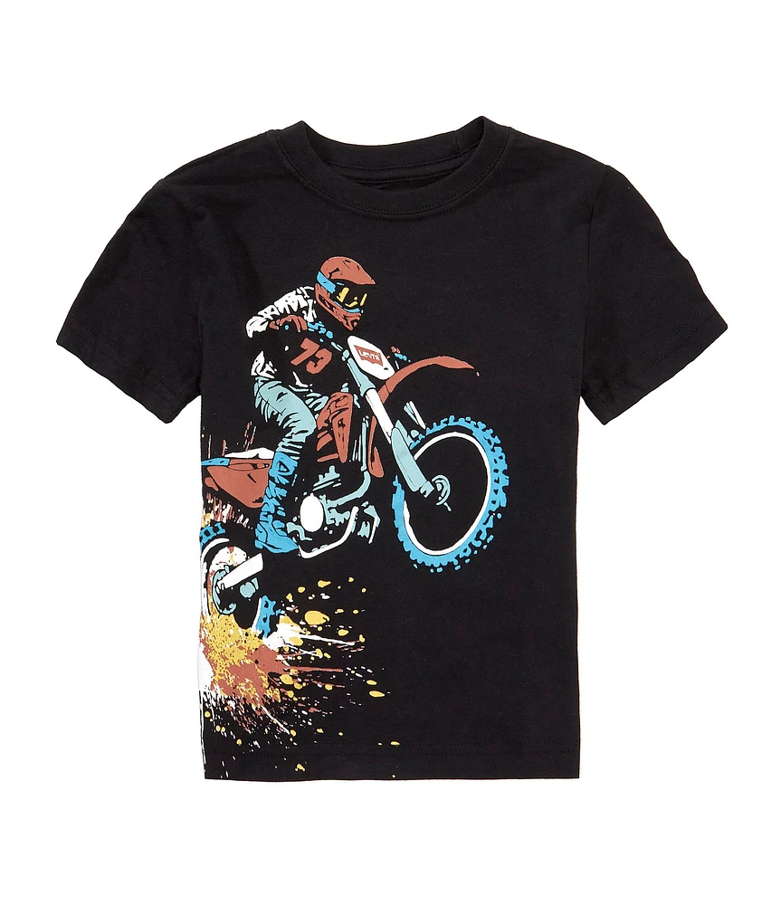 Levi's® Little Boys 4-7 Short Sleeve Wild Ride Graphic T-Shirt