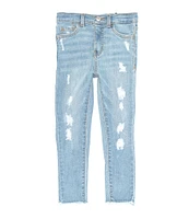 Levi's® Little Girls 2T-6X 720 Distressed High-Rise Super-Skinny Jeans