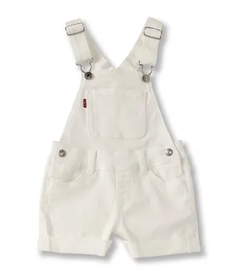 Levi's® Little Girls 2T-6X Destructed Denim Shortall