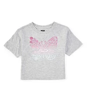 Levi's® Little Girls 4-6X Short Sleeve Butterfly Graphic Boxy T-Shirt