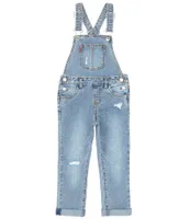 Levi's® Little Girls 4-6X Stretch Denim Overalls