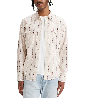 Levi's® Long Sleeve Floral/Stripe Western Shirt