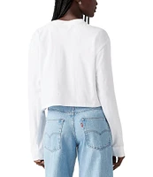 Levi's® Long Sleeve Graphic Cropped T-Shirt