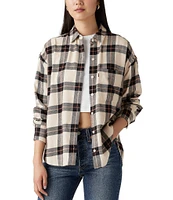 Levi's® Long Sleeve Henri Plaid Flannel Shirt