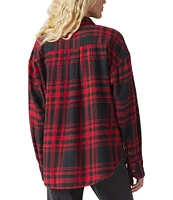 Levi's® Long Sleeve Henri Plaid Flannel Shirt