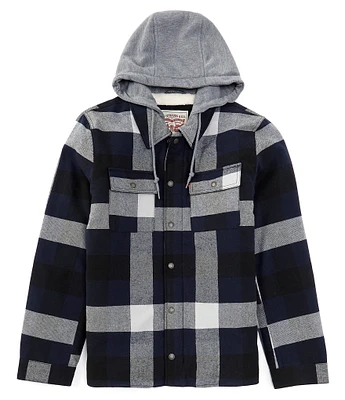 Levi's® Faux Sherpa Lined Plaid Shirt Jacket