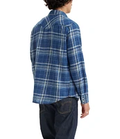 Levi's® Long Sleeve Plaid Western Snap-Front Shirt